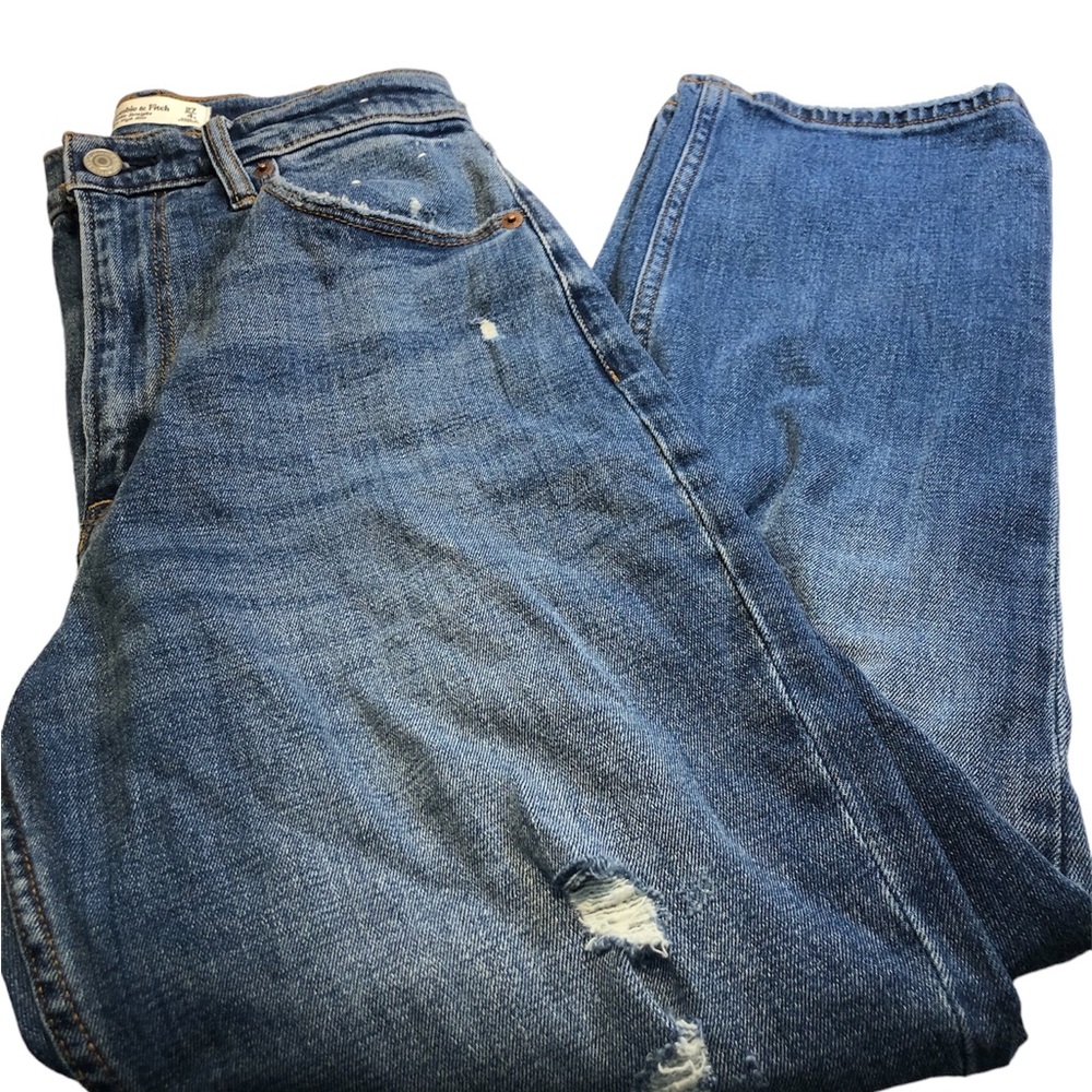 Abercrombie & Finch Jeans Curve Love Ankle Straight  ultra high rise Size 27